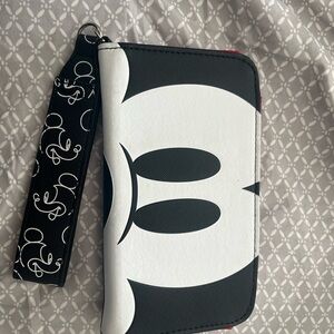 Disney Black and White Mickey Mouse Wallet